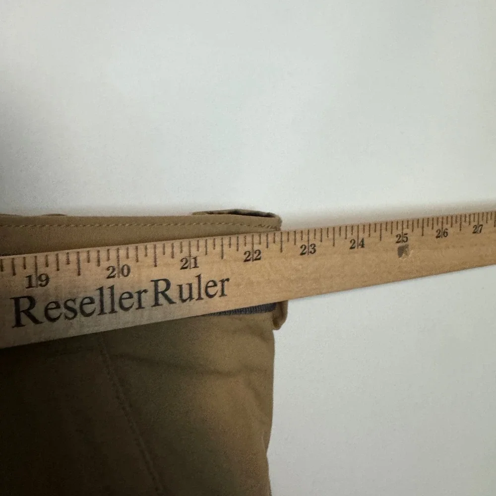 Duluth Trading Co Dry on the Fly Cargo Pants Mens 3XL Camel Brown Nylon Belted